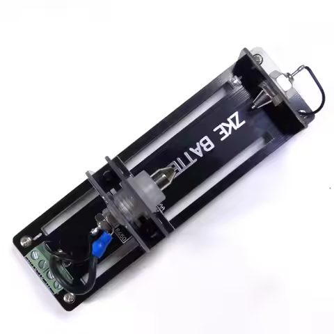 Capacity Tester Holder 4-wire 5A-10A Terminal Wiring Battery Test Stand for 32650,18650,26650,32700 