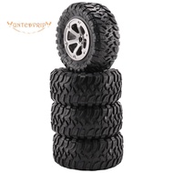 4Pcs 73mm Tire Tyre Wheel for  C14 C24 B24 B36 MN D90 MN-90 MN99S FY003 FY004 RC Car Upgrade Parts A