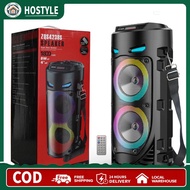 【Chinatera】 Portable Bluetooth Karaoke Speaker with Powerful Bass and LED Light Show for Events