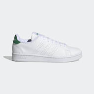 Adidas รองเท้าผ้าใบผู้ชาย Advantage | Cloud White/Cloud White/Green ( GZ5300 )