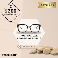 $200 Optical Frame &amp; Lens voucher (Eyeglasses) by EYECHAMP