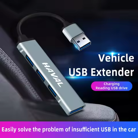 4 Port USB Type C HUB 3.0/2.0 OTG Adapter Car Accessories For Great Wall Haval H1 H2S M6 H3 H4 H5 H6