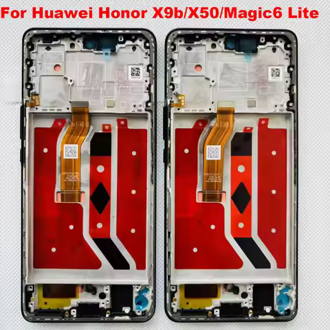 6.78'' Original AMOLED For Huawei Honor X9B LCD Magic6 Lite Display Screen Touch Digitizer For Honor