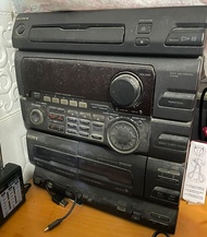 Sony 音響主機 內置雙卡帶 cd音響組合