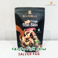 Crispy Fish Skin - Salted Egg - Salted Egg Flavored Patin Fish Skin Chips - 50gr