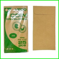 ▧ 25PCS/PACK VECO Coin Envelopes #7 #8 (Sold Per pack)
