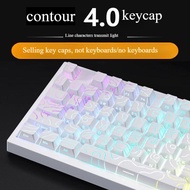 Contour 4.0 Side-Print Gradient Keycaps PBT, OEM Profile, Fit MAD60/ACE68/WIN60 Magnetic Keyboards