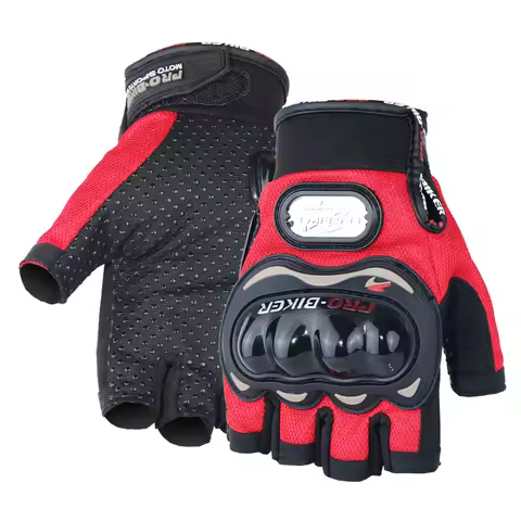Motorcycle Half Finger Gloves Cycling Skateboard Riding Gloves for Bikers And Skateboarders