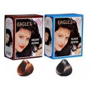 Eagles Henna Traditional Hair Color Natural Herbal Formula Black & Brown 10g 1 Pack