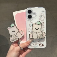 Green Apple West Highland Suitable for Apple 17promax Phone Case iphone16pro New Style Three-Dimensi