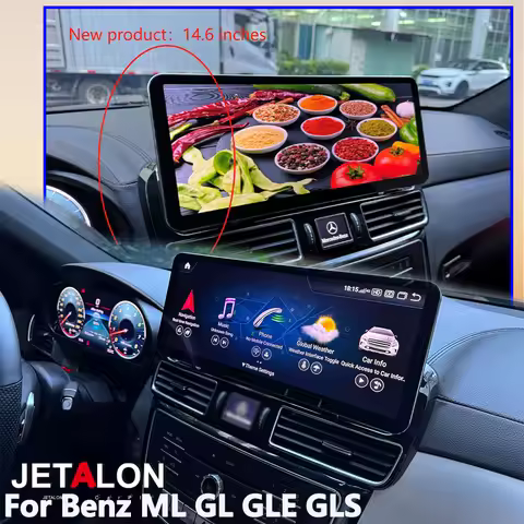 14.6''/12.3' Snapdragon 685 Multimedia SCREEN For Benz ML W166 GL X166 GLE GLS 2012-2019 Wireless Ca