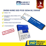 WD BLUE SN580 NVME SSD PCIE GEN4 M.2 500GB/ 1TB