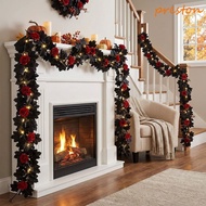 PRESTON Halloween Maple Leaf Rose Vine, Gothic Style Maple Leaves Maple Leaf Garland, Wedding Lifeli
