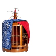 ST-🚤Bird Cage Sichuan Cage Thrush Cage Accessories Set Big Brother Ziqi Brother Bath Cage Large Bamboo Sichuan Cage ZYUW