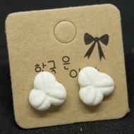 Handmade clay earrings - Kueh Bangkit