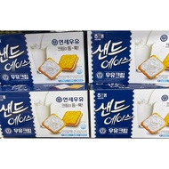 Korea Yonsei Milk Sandwich Biscuits 204g