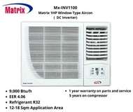 Mx-INV1100-M Matrix 1HP Window Type Aircon ( DC Inverter)