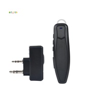 Walkie Talkie Wireless Bluetooth PTT Headset Earpiece Hands-Free K Plug for  Microphone Headset Adap