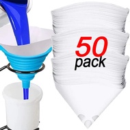 Car Paint Mesh Paper Filter Purification Filter Funnel Disposable Paint Filter Cone Funnel Nylon Mic