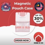 HNC Clear Magnetic Pouch Case with Holder Pocket