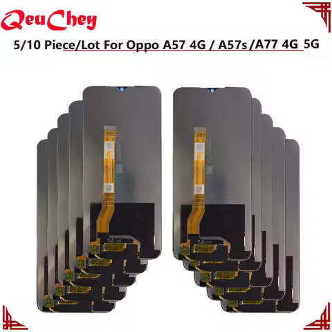 5/10 Piece/Lot For Oppo A57 4G LCD Display A77 4G 5G Mudule Monitor Touch Screen Digitizer Assembly 
