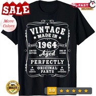 Vintage 60Th Birthday Decorations Men Funny 1964 60 Birthday T Shirt Men