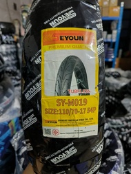 ยางนอก 110/70-17 TL SY-M019 ลายBattlax แบบไม่ใช้ยางใน (tubeless) ยี่ห้อ Seyoun tubeless ยางใหม่ *