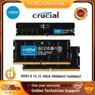 หน่วยความจำ DDR5สำคัญ8GB 16GB 32GB 48GB 4800MHz 5600MHz 5200MHz 6000MHz แล็ปท็อป SODIMM 1.1V สำหรับโ