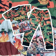BAJU JERSI/TSHIRT BOMBA BUDAK 1 TAHUN - 12 TAHUN