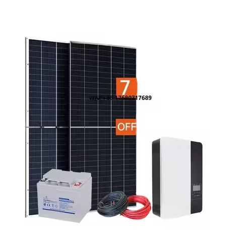 Solar Energy System 3Kw 5Kw 6Kw 8Kw 10Kw Complete Hybrid Solar Power System with Battery and Inverte