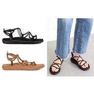 T Teva Webbing Sandals Voya Infinity Roman Rope TV1019622BLK TV1019622TNZ