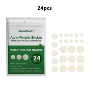 WEST&MONTH Acne Pimple Sticker Transparent Acne Pimple Sticker (24pcs/36pcs)