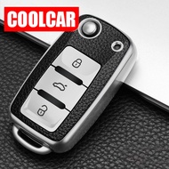 CoolCar TPU Leather Car Key Cover Case For Volkswagen VW Polo Tiguan Passat B5 B6 B7 Golf EOS Scirocco Jetta MK6 Accessories