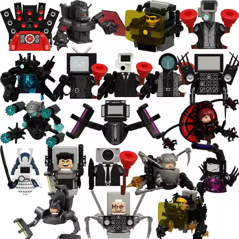 Duchess Toilet Man New Gman5.0 Blocks Female Special Forces Bricks For Toys Gifts Action Figures Bui