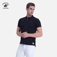 Beverly Hills Polo Club - Black Regularfit Men's Short Sleeve Polo Shirt BK- PMRSS20TL036