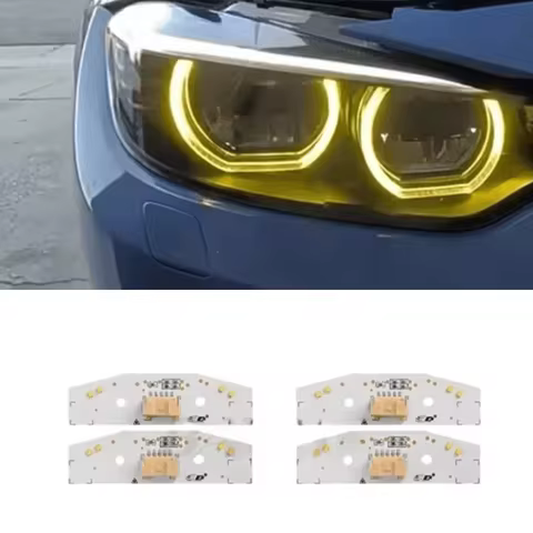 Yellow DRL Boards for BMW M3 M4 2014 2015 2017 F36 F32 F82 F80 F33 LCI 430i 440i 420i Adaptive Headl