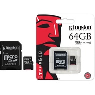 FAST SPEED Kingston Class 10 64GB Micro SD Memory Card Storage