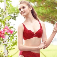 曼黛瑪璉 雙弧絲蛋白 紅色提托穩定內衣胸圍 Mode Marie Double Arc Bra Cup 32E 70E