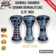 DARBUKA / DOUMBEK SERAMIK BERKUALITI – SAIZ 8.75”