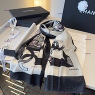 Chanel cashmere scarf
