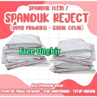 3x8 meter flexy Banner UsedPOLOS, remaining production, failed printing