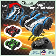 ODOSO TRC003 Rechargeable 360 Degrees 2.4G 4WD RC Cars 4x4 Off Road Waterproof Amphibious Stunt Car 