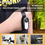 【Worth-Buy】 Camera Strap Silicone Protective Cover Wristband Palm Backpack Stripe Strap Cat Collar For Go 2 Action Camera