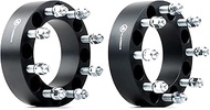 VLAOSCHI Black Forged 8x6.5 to 8x170 Wheel Adapters 2 Inch Compatible with Dodge Ford, 2pc 8 Lug Whe