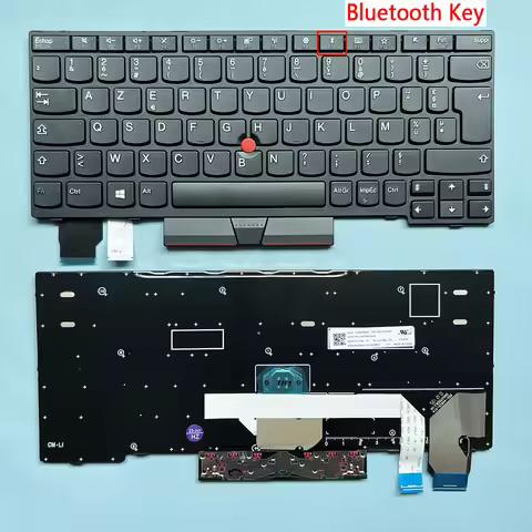 X280 French Keyboard for Lenovo Thinkpad X280 A285 X390 X395 X13 L13 Yoga Gen 1 Gen 2 Laptop 01YP091