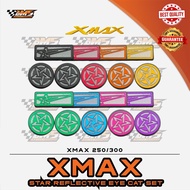 XMAX STAR REFLECTIVE CAT EYE SET [8 COLOURS]