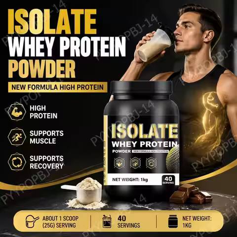 Whey Protein Isolate Powder with High Protein, Whey Protein and Soy Protein Isolate, Food Flavor Per