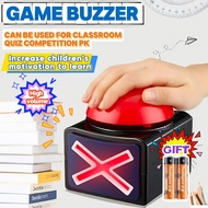 Quiz Buzzer Set - Game Show Buzzer with Sound & Light (Trivia/Talent Show/Karaoke Contest) Fast Resp