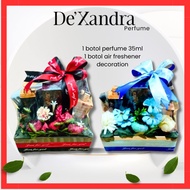 SET HANTARAN PERFUME DEXANDRA - HADIAH HARI JADI - ANNIVERSARY - GIFT SET - SET PERFUME LELAKI PEREMPUAN JUST FOR YOU