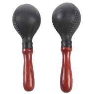 (MEFO) Professional Pair Of Maracas Shakers Rattles Sand Hammer Percussion Instrument Musical Toy Fo